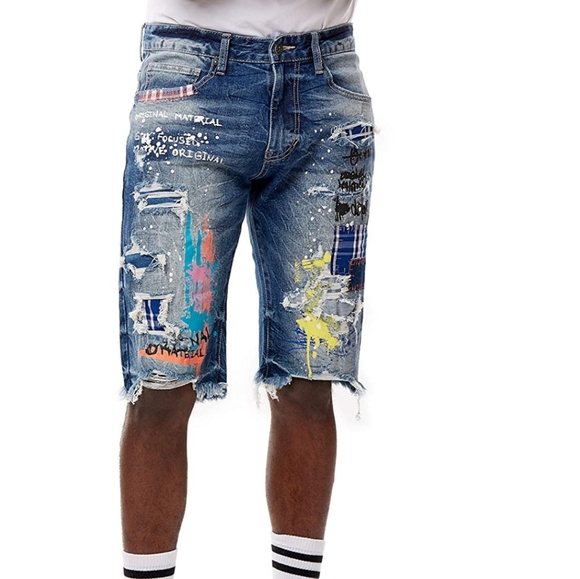 mens long rise shorts